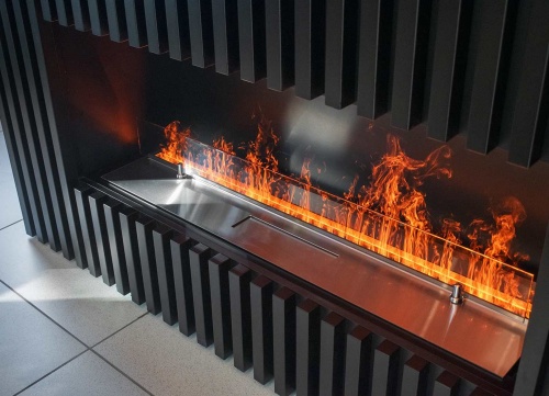 Электроочаг Schönes Feuer 3D FireLine 600 со стальной крышкой в Севастополе