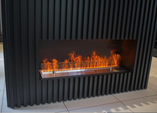Электроочаг Schönes Feuer 3D FireLine 800 со стальной крышкой в Севастополе