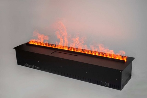 Электроочаг Schönes Feuer 3D FireLine 1000 Pro со стальной крышкой в Севастополе